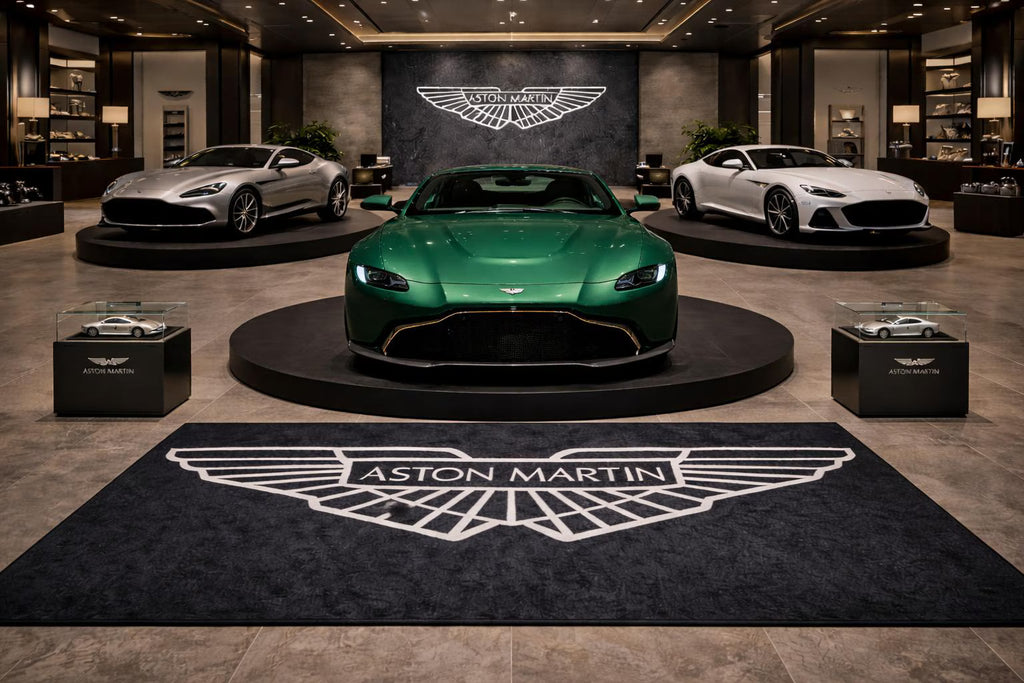 Premium Aston Martin Garage Rug – 5x7 ft