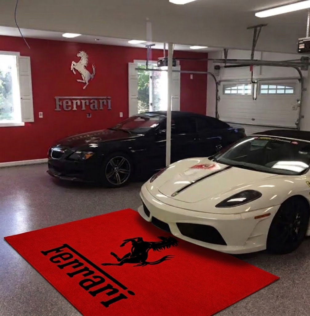 Premium Ferrari Garage Rug – 5x7 ft (60x87")