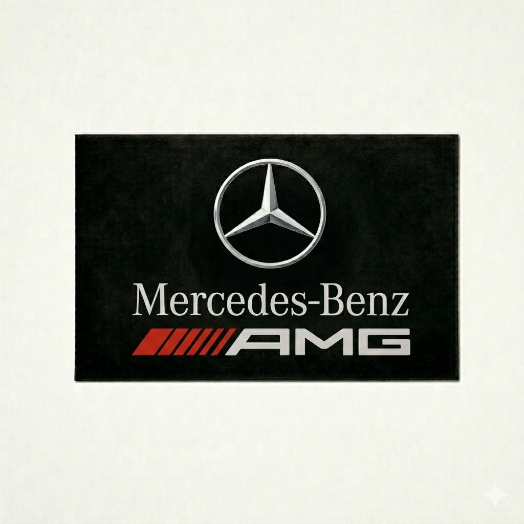 Premium Mercedes-Benz AMG Garage Rug – 5x7 ft (60x87")