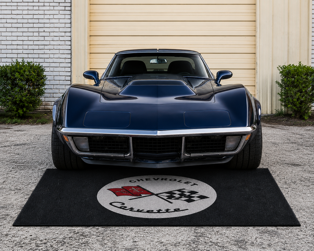 Premium Corvette Garage Rug – 5x7 ft (60x87")