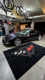 Premium Corvette Garage Rug – 5x7 ft (60x87")