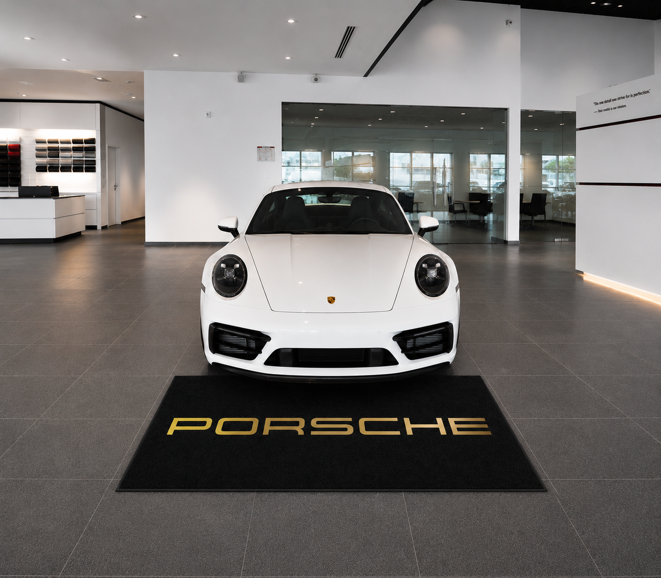 Premium Porsche Garage Rug – 5x7 ft (60x87")