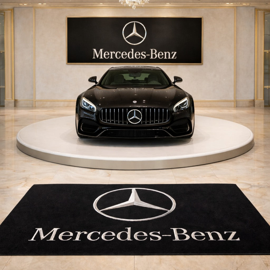 Premium Mercedes-Benz Garage Rug – 5x7 ft (60x87")