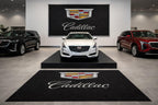 Cadillac Garage Floor Mat - 5x7 ft (60x87") Luxury Anti-Slip Automotive Rug & Wall Decor