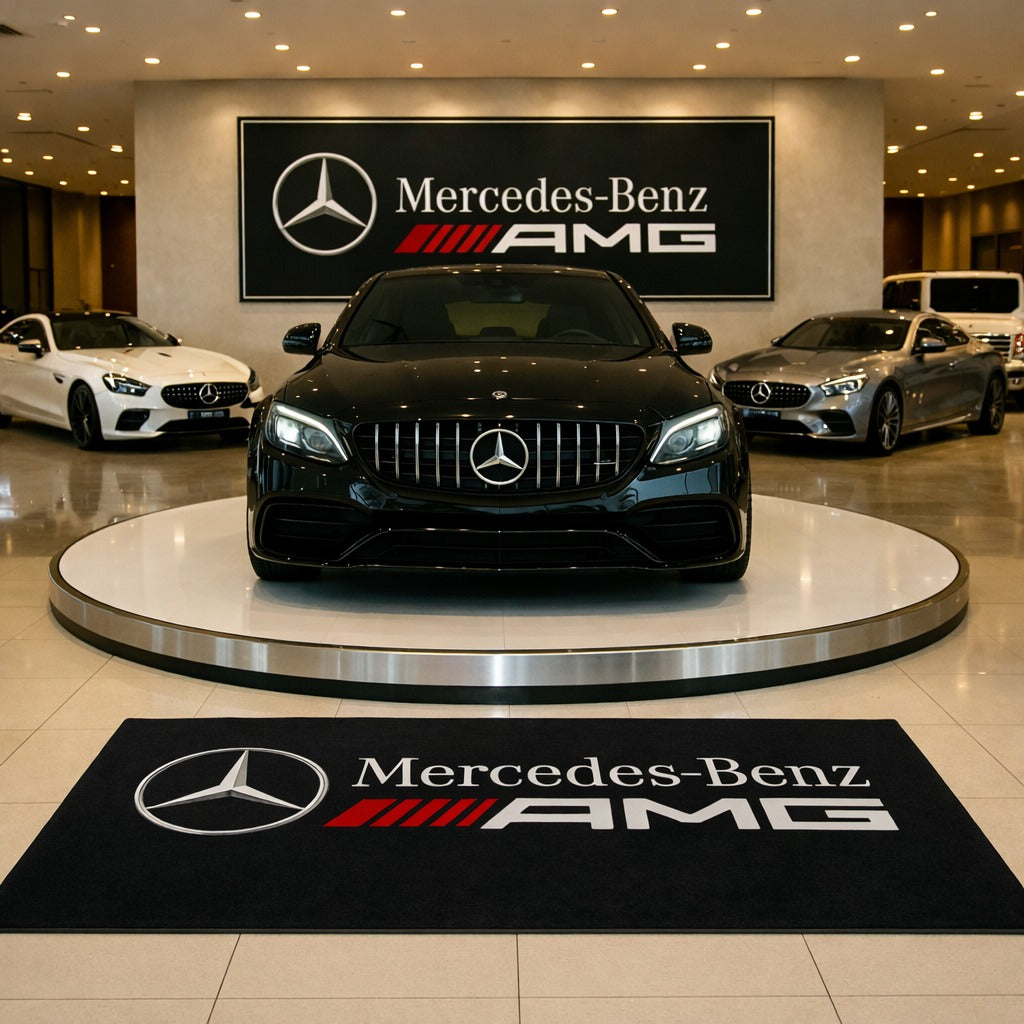 Premium Mercedes-Benz AMG Garage Rug – 5x7 ft (60x87")