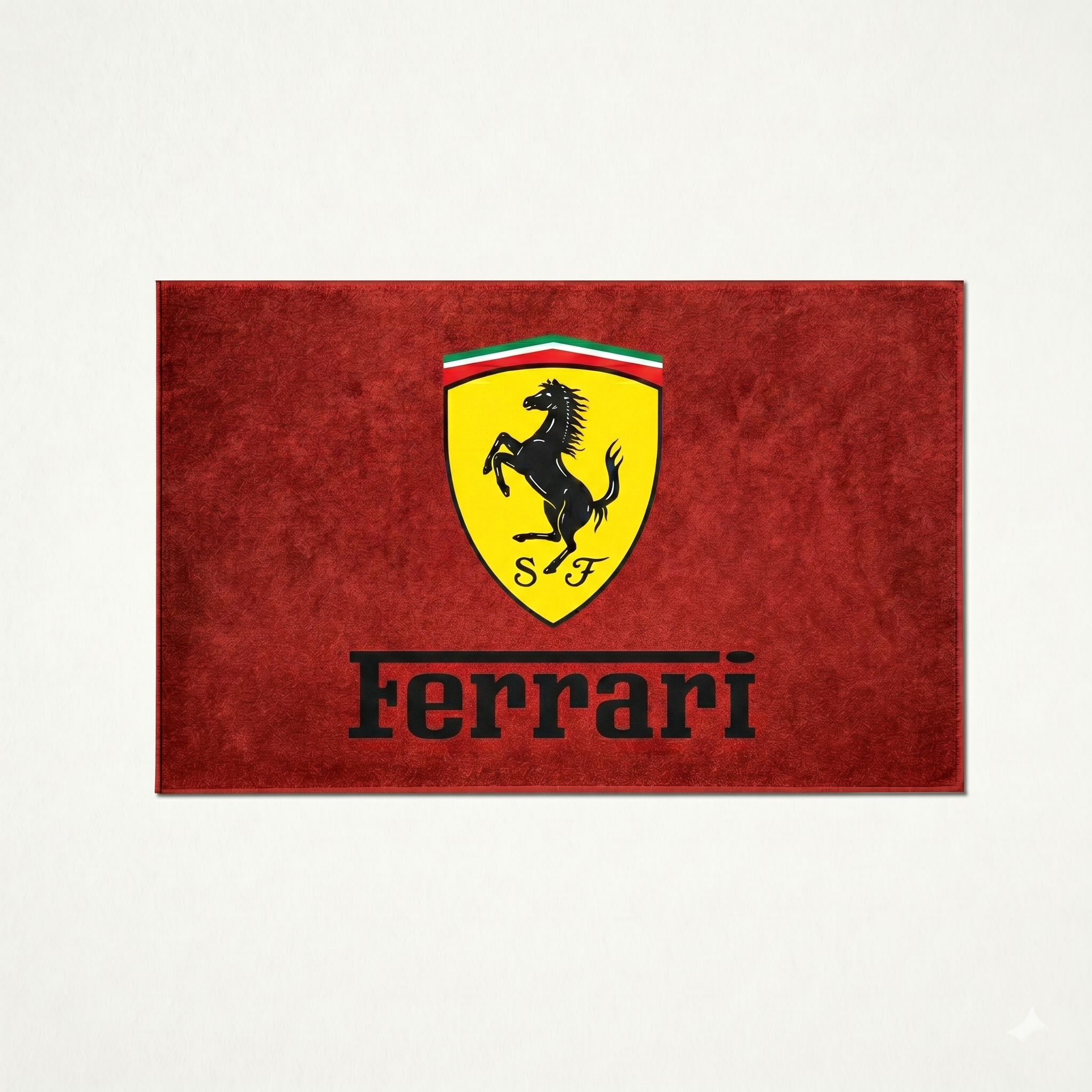 Premium Ferrari Garage Rug – 5x7 ft (60x87")