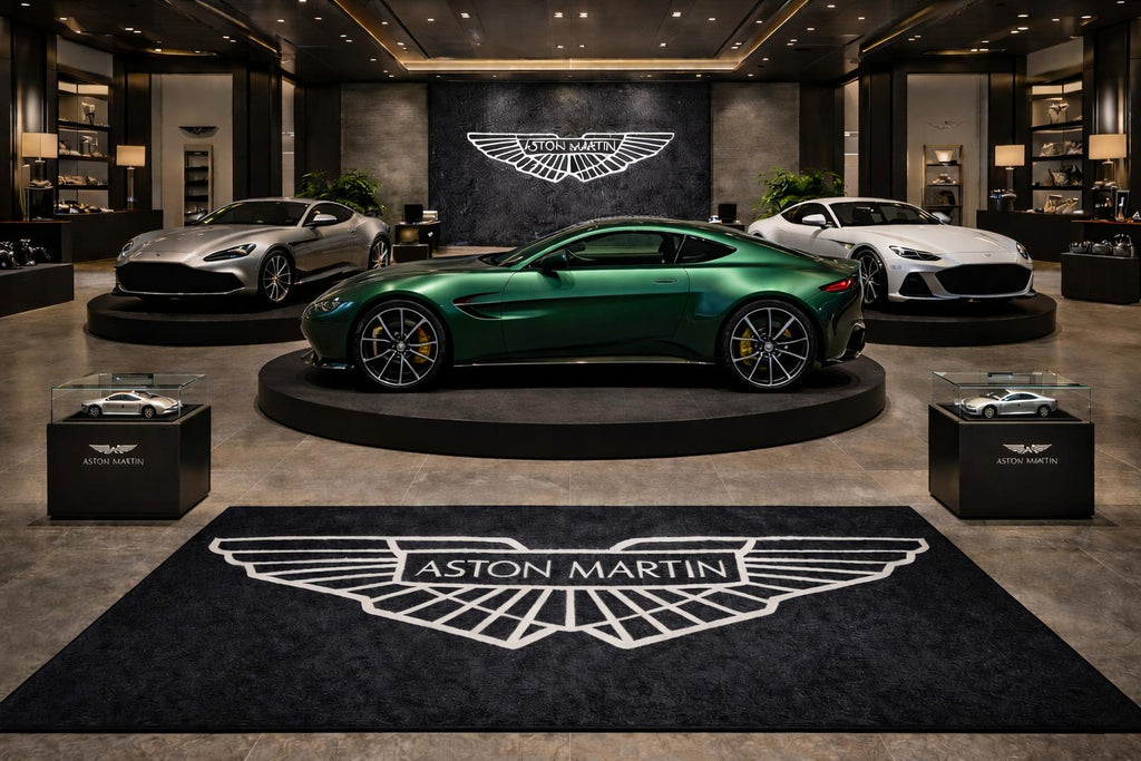 Premium Aston Martin Garage Rug – 5x7 ft