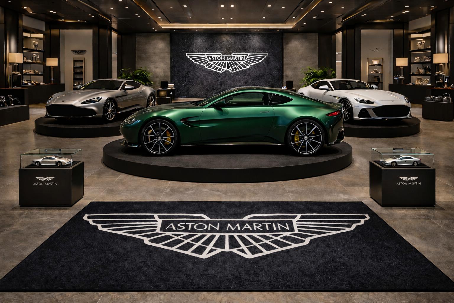 Premium Aston Martin Garage Rug – 5x7 ft