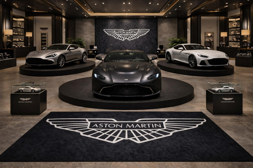 Premium Aston Martin Garage Rug – 5x7 ft