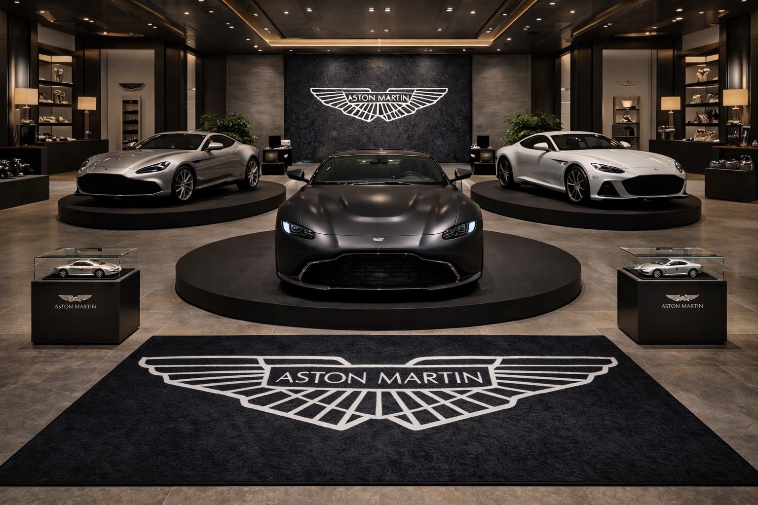 Premium Aston Martin Garage Rug – 5x7 ft