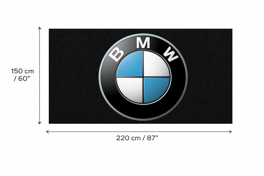 Premium BMW Garage Rug – 5x7 ft (60x87")