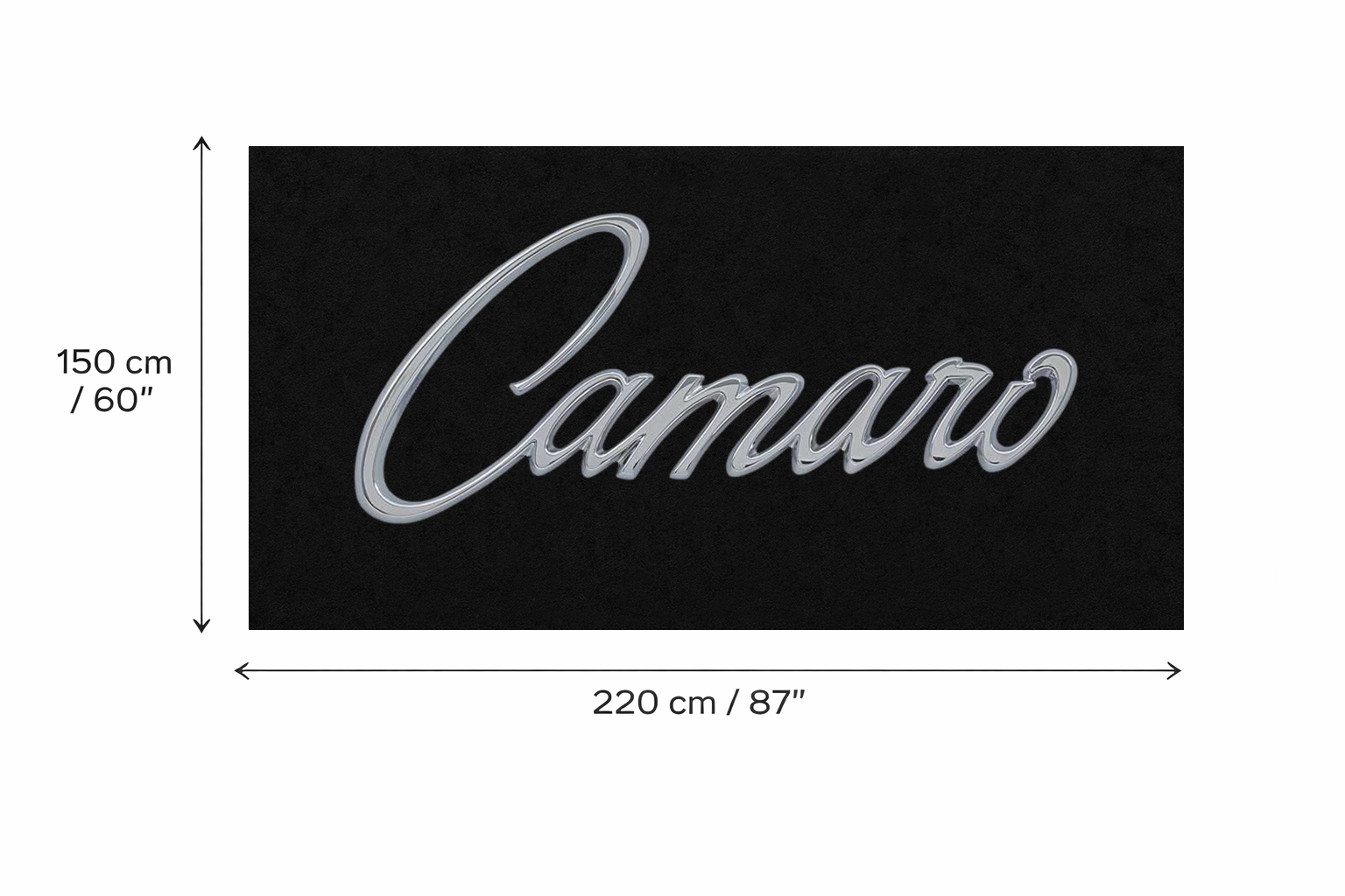 Premium Camaro Garage Rug – 5x7 ft (60x87")