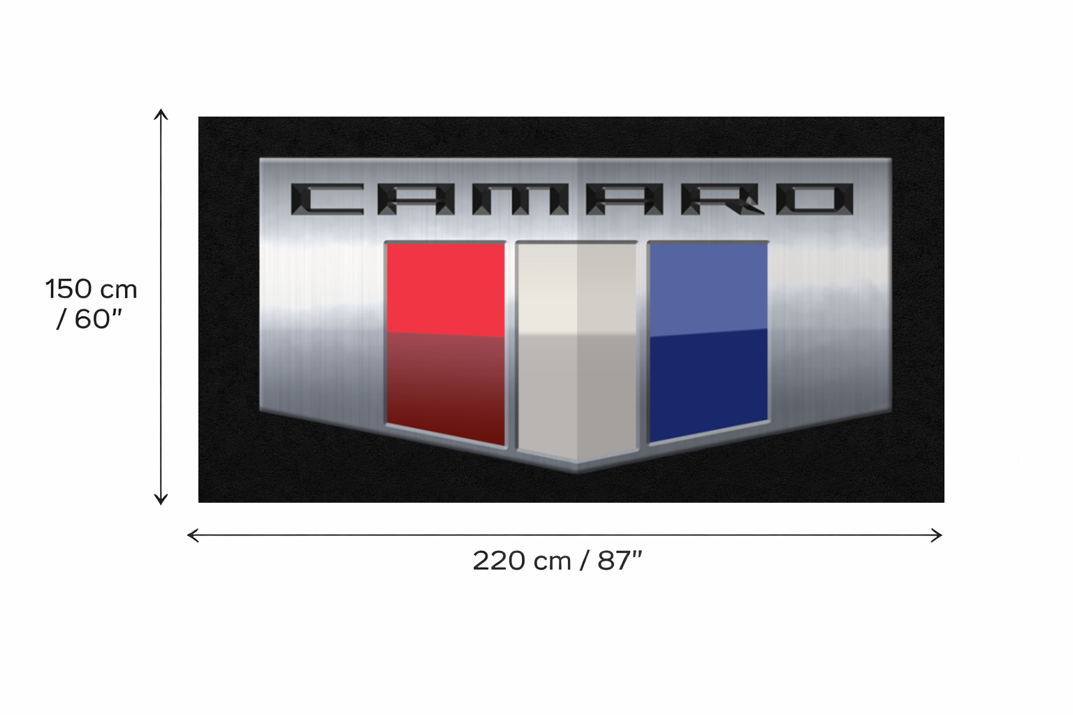Premium Camaro Garage Rug – 5x7 ft (60x87")