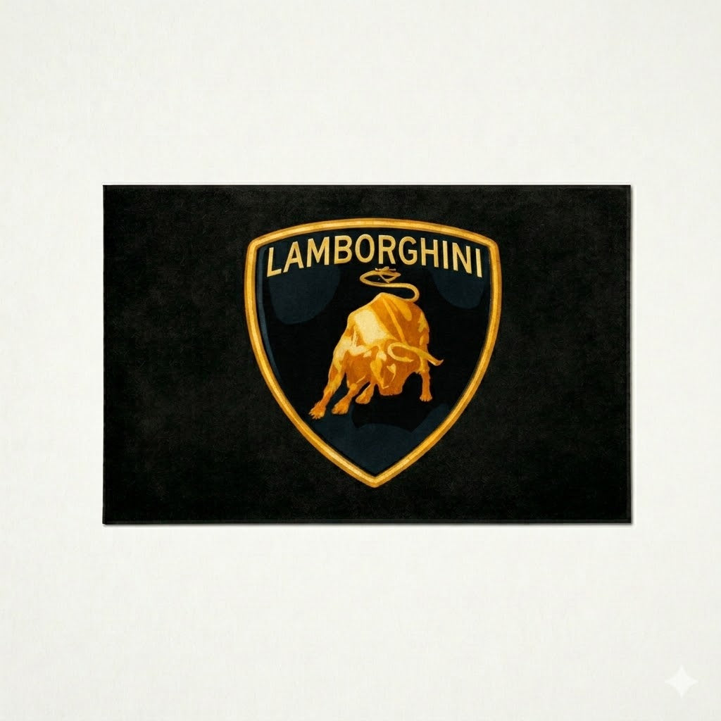 Premium Lamborghini Garage Rug – 5x7 ft (60x87")