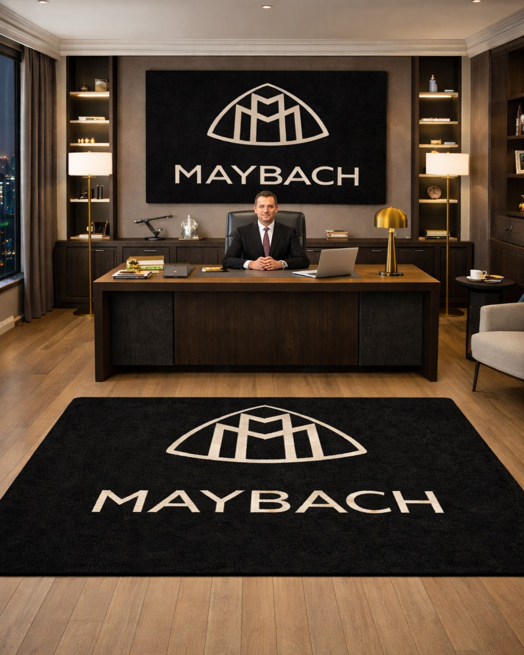 Premium Maybach Garage Rug – 5x7 ft (60x87")