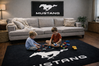 Premium Mustang Garage Rug – 5x7 ft (60x87")