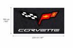 Premium Corvette Garage Rug – 5x7 ft (60x87")