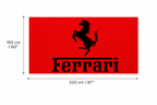Premium Ferrari Garage Rug – 5x7 ft (60x87")