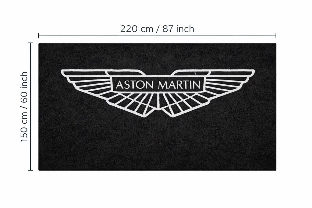 Premium Aston Martin Garage Rug – 5x7 ft