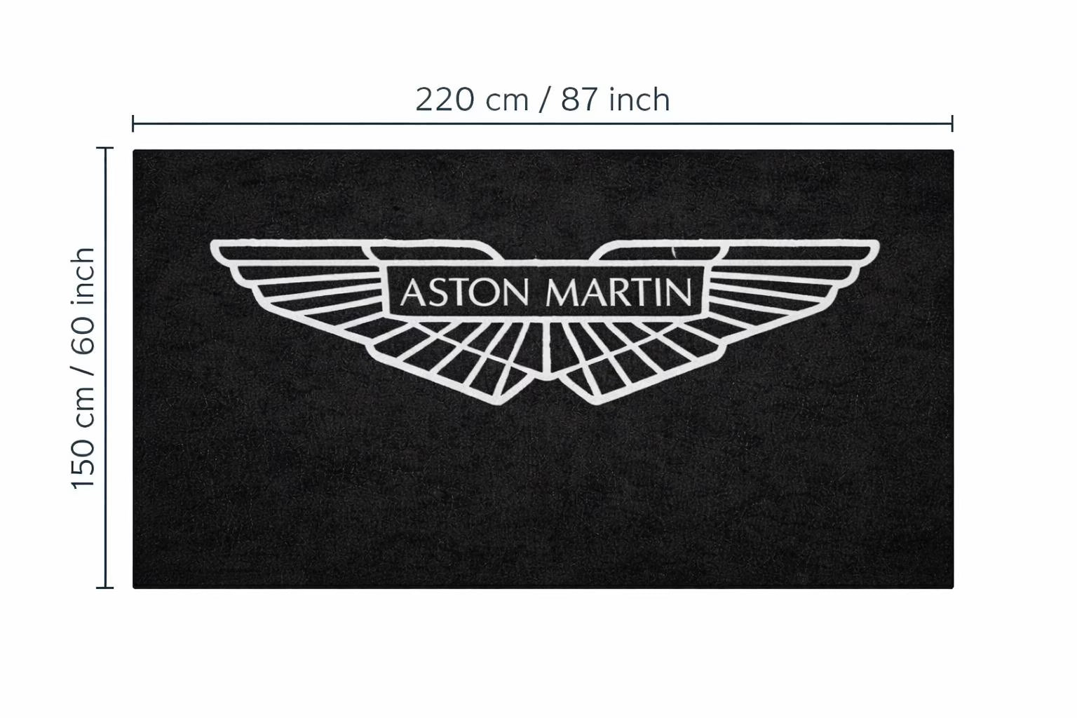 Premium Aston Martin Garage Rug – 5x7 ft